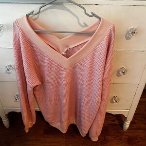 Pink causal shirt